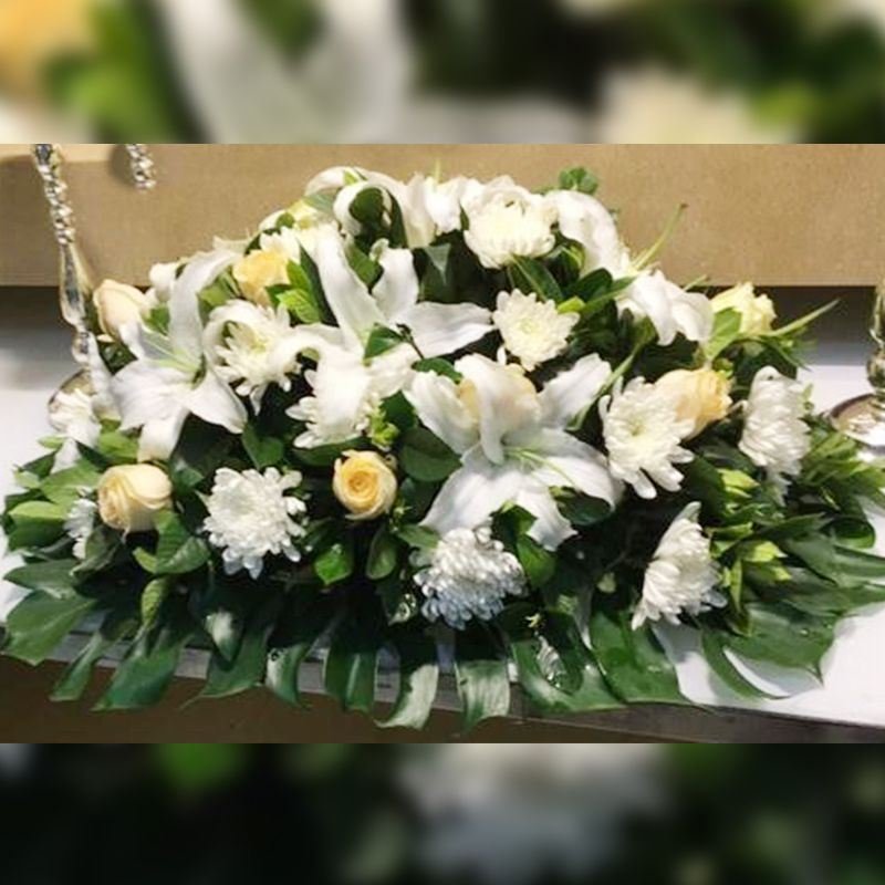 花籃 花圈 棺面花 Floor basketWreath Casket Spray 05