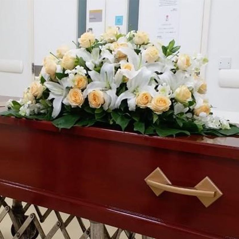 花籃 花圈 棺面花 Floor basketWreath Casket Spray 09